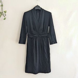 Banana Republic | Black Wool Wrap Dress Size 0P